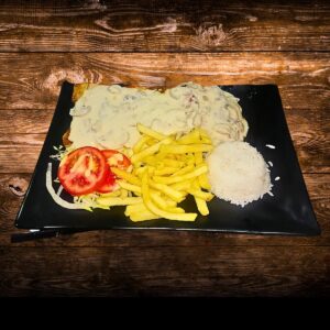 Lomo en Salsa Champiñon