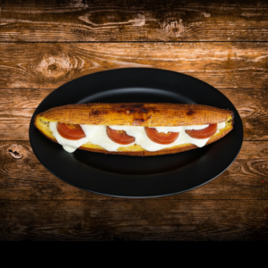 Plátano maduro Queso y bocadillo